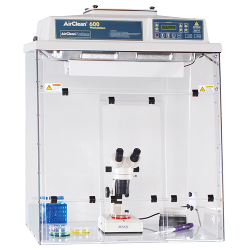 ISO 5 Laminar Flow Microscope Enclosure ISO 5 Laminar Flow Microscope Enclosure