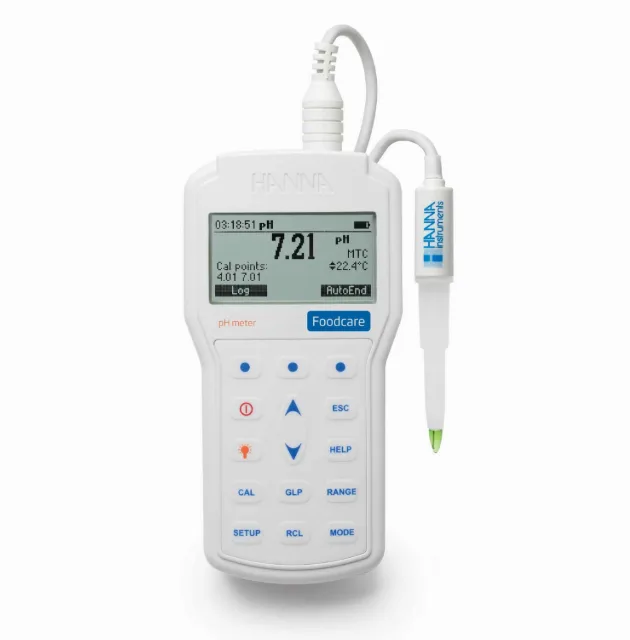 HI98161 HI98161 便携式pH-mV-ºCºF测定仪【食品乳制品】